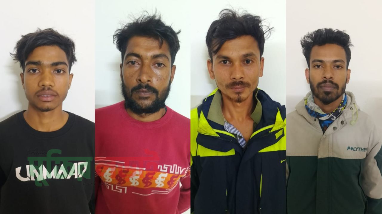 বাঘাইছড়িতে ইয়াবাসহ চারজন আটক