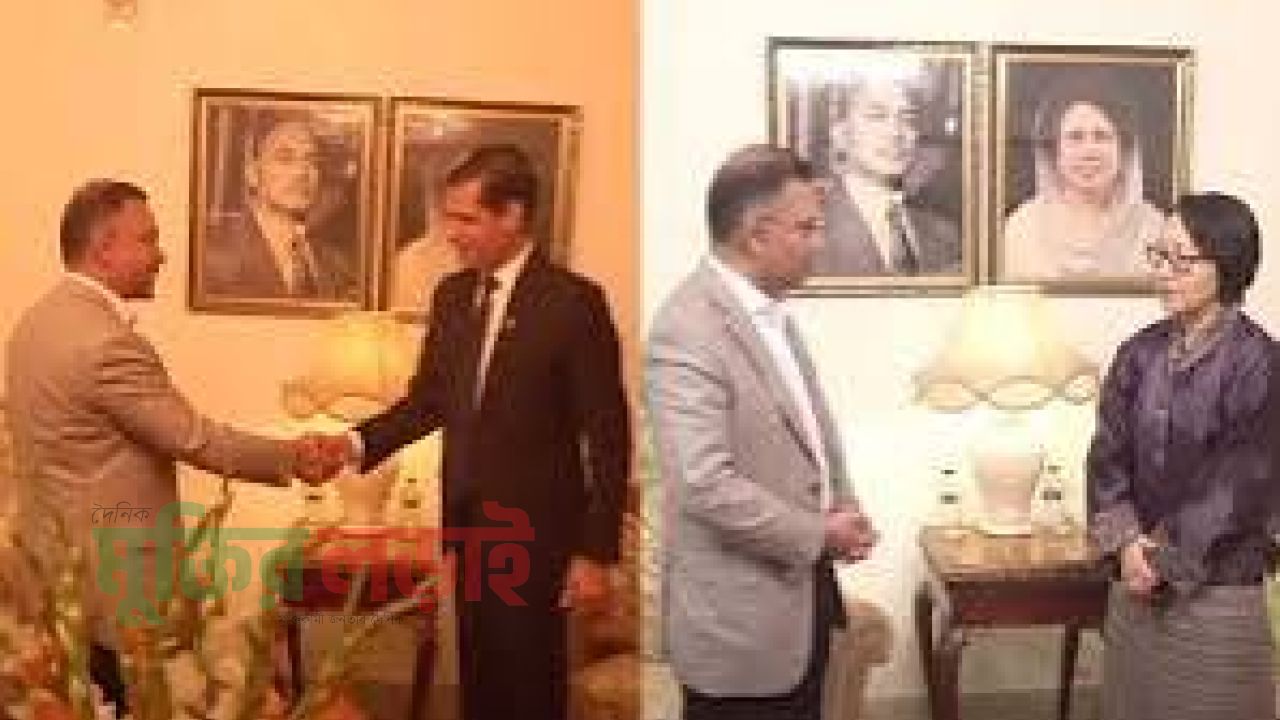 তারেক রহমানের সাথে নেপাল ও ভুটানের রাষ্ট্রদূতের সাক্ষাৎ