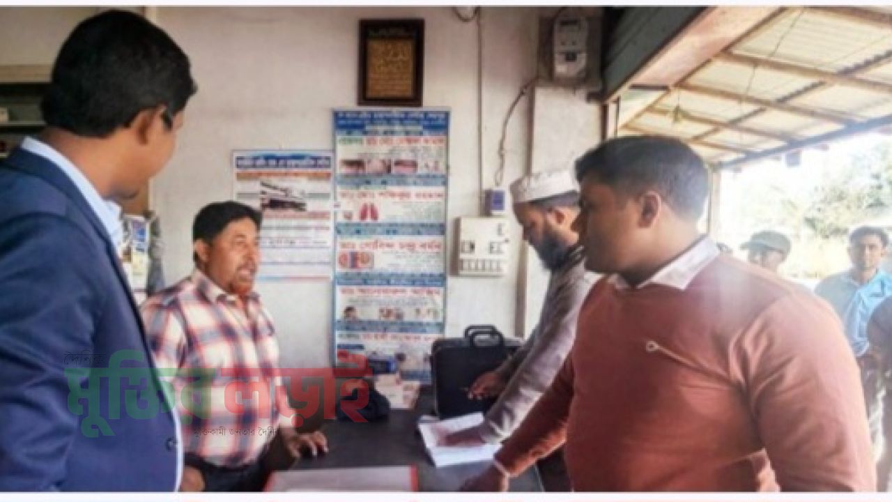 ঝিনাইগাতীতে আইন লঙ্ঘনের দায়ে একটি ফার্মেসীকে জরিমানা