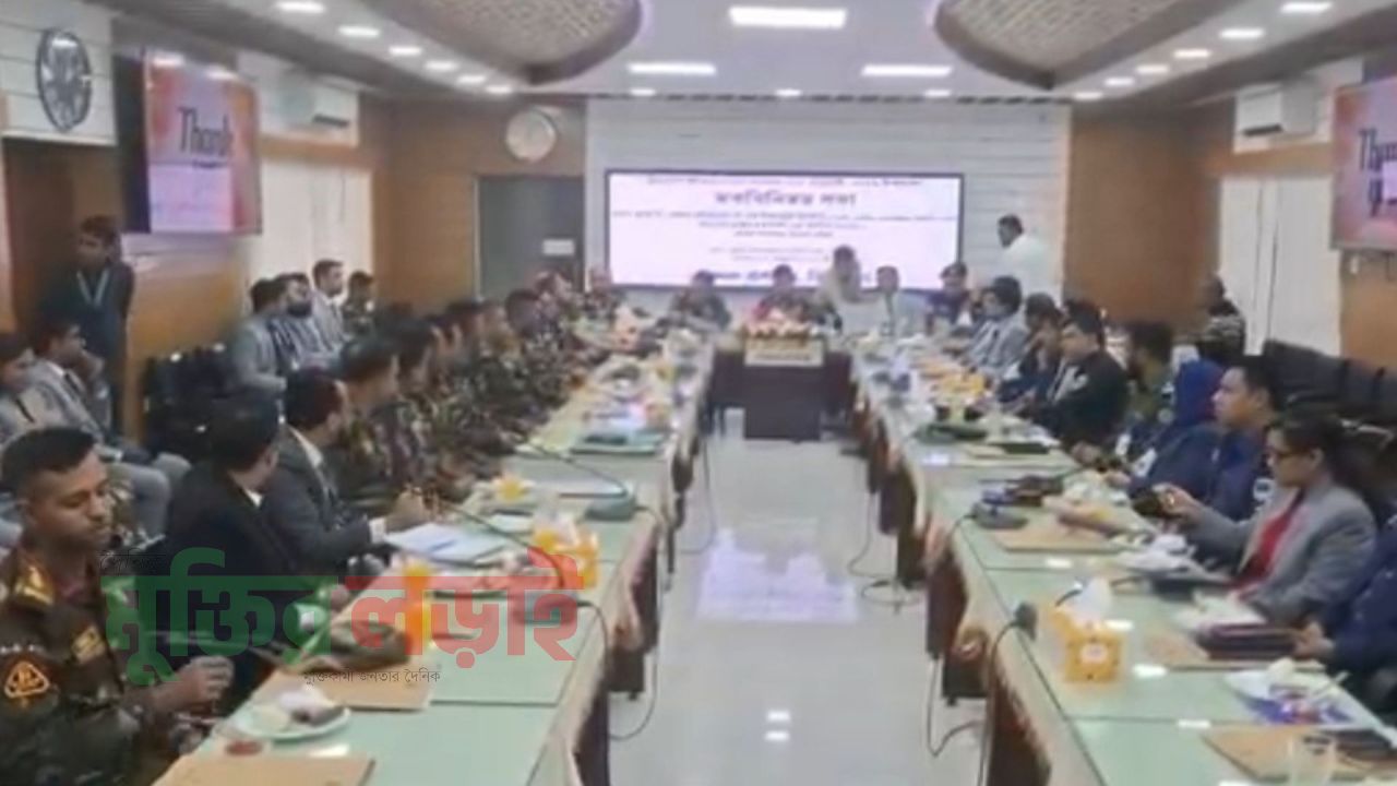 ঝিনাইদহে আইনশৃঙ্খলা বাহিনী ও জেলা প্রশাসনের কর্মকর্তাদের মতবিনিময়