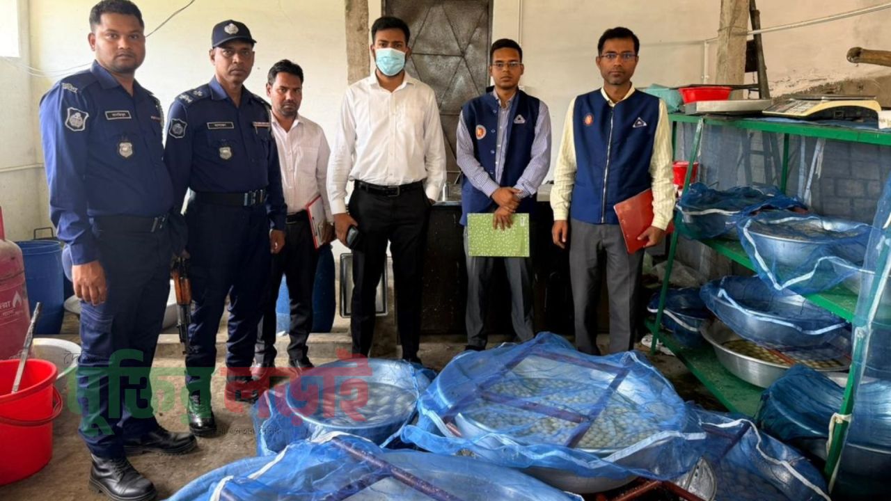 অনুমোদন ছাড়াই মিষ্টি উৎপাদন, ঝিনাইদহ সুইট হোটেলকে জরিমানা