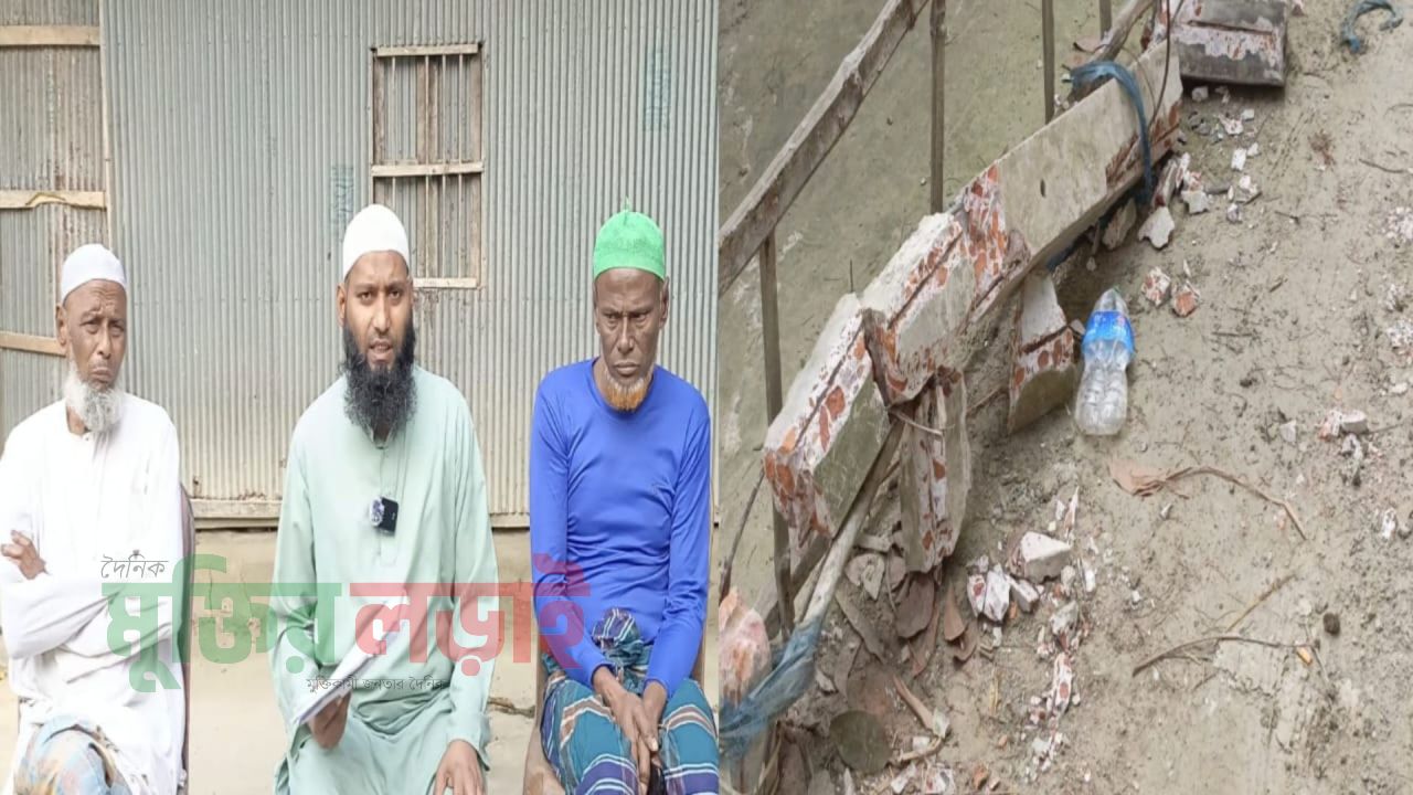 বরুড়ায় প্রবাসীর জমিতে ঘর নির্মাণে বাধা দেয়ার অভিযোগ