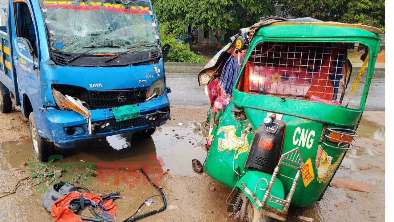 হেলপার চালাচ্ছিলেন পিকাপ, সিএনজিকে ধাক্কা দিয়ে কেড়ে নিলেন ১জনের প্রাণ