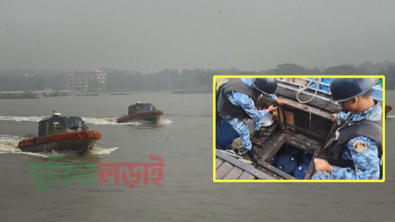 মিয়ানমারে পাচার হচ্ছিল বিপুল পরিমাণ ডিজেল আটক