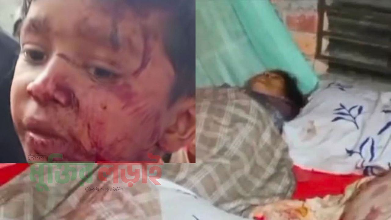ভোলায় প্রবাসীর স্ত্রীকে কুপিয়ে হত্যা, আহত শিশু হাসপাতালে