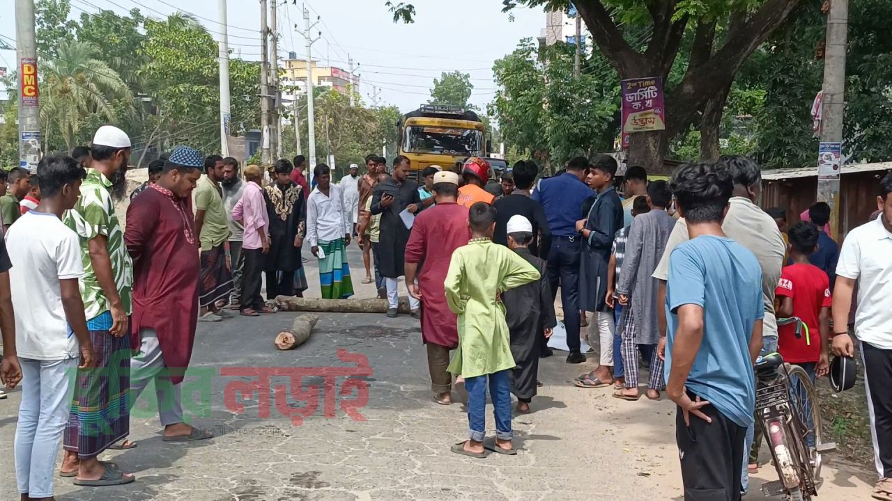 ঝিনাইদহে ট্রাক চাপায় নারী নিহত