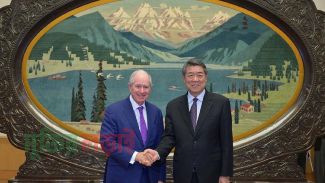 ব্ল্যাকস্টোনের সঙ্গে বৈঠক, অর্থনৈতিক সম্পর্ক গভীর করতে চীনের তাগিদ