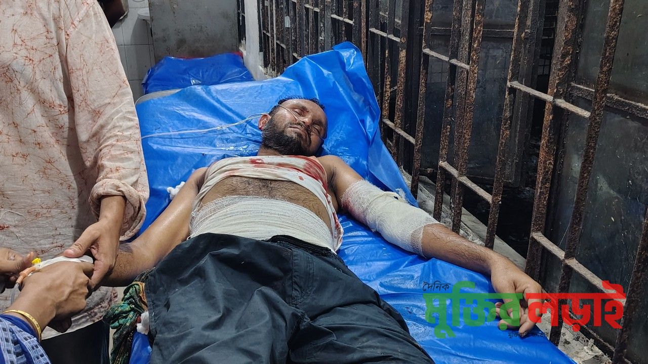 রাণীনগরে পারিবারিক কলহের জেরে চাচাতো ভাইয়ের হামলা