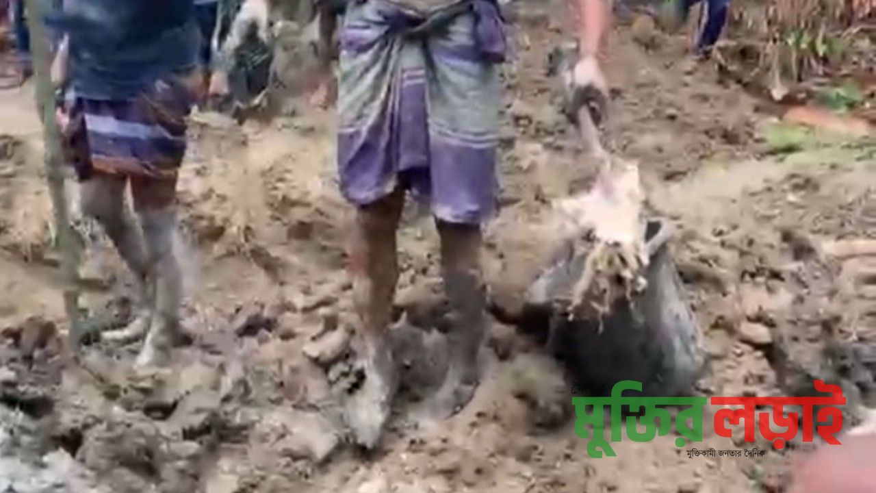 সোনাইমুড়ীতে  দুই বছর পর পুকুর খুঁড়ে মা-ছেলের কঙ্কাল উদ্ধার, গ্রেপ্তার ৩