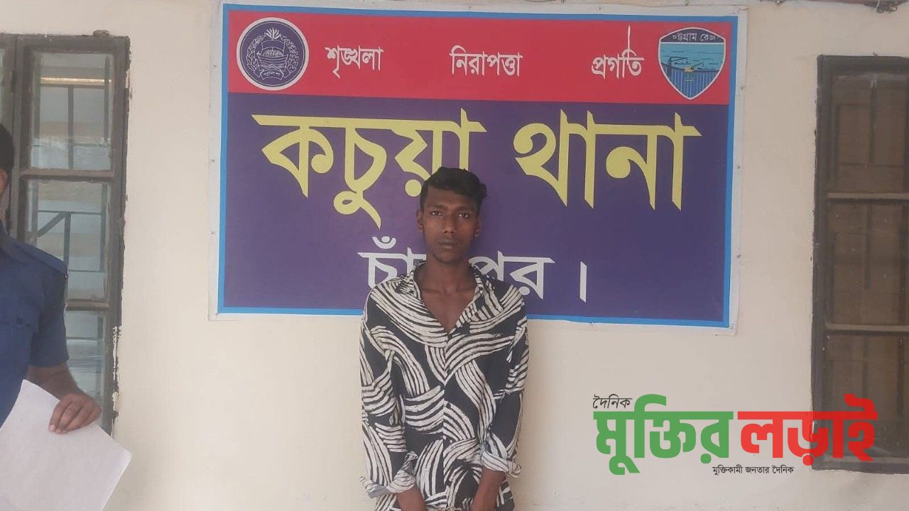 কচুয়া গাঁজা ও নগদ টাকাসহ একজন গ্রেপ্তার! 